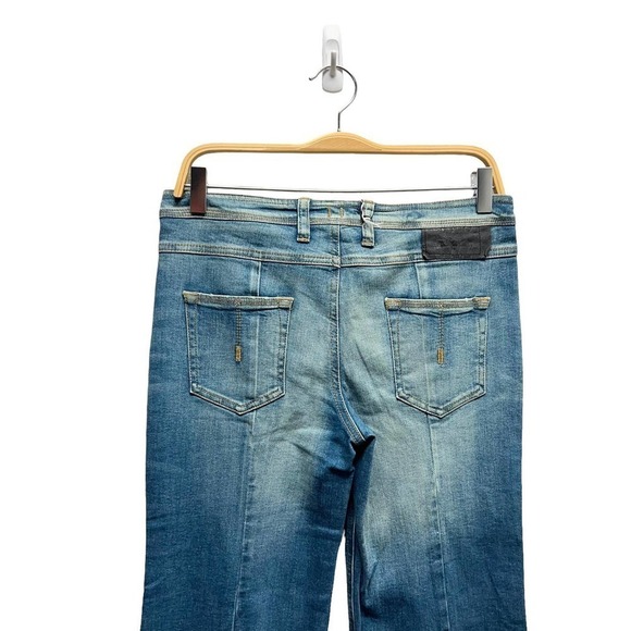 Neil Barrett Flare Blue Jeans‎ Low Rise Size 27 - Picture 7 of 10